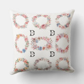 Coussin Floral Crown Baby Animals & Wreaths Double-Sided T (Verso)