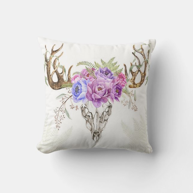 Coussin floral d'Antler (Recto)