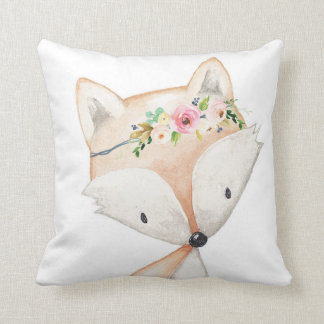 Coussin floral de crèche de bébé de région boisée