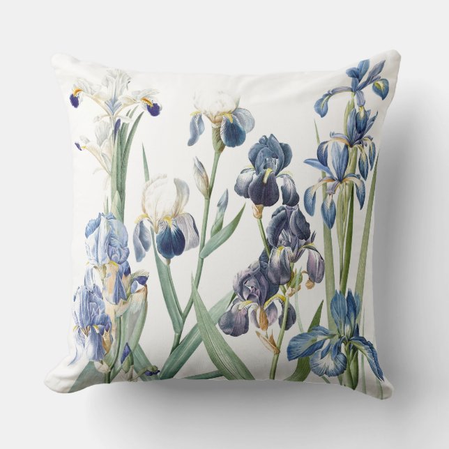 Coussin floral de jardin de fleur botanique (Recto)
