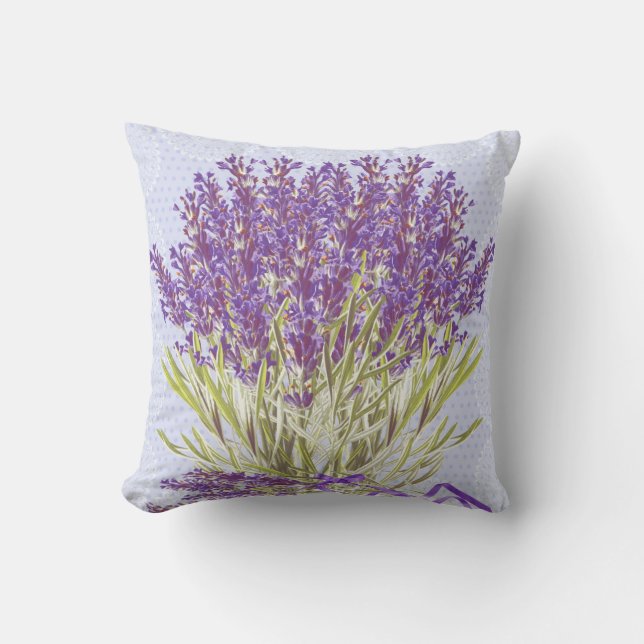 Coussin floral de lavande (Recto)