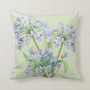 Coussin floral de lis africain