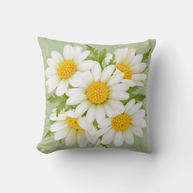Coussin floral de marguerite (Recto)