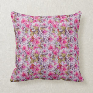 Coussin floral de Mojo d'Américain de motif de