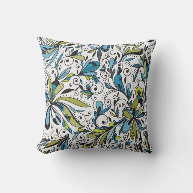 Coussin floral de Printemps (Recto)