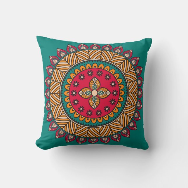 Coussin Floral décoratif (Recto)