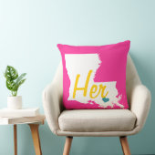 Coussin Floral d'État de Louisiane (Chaise)