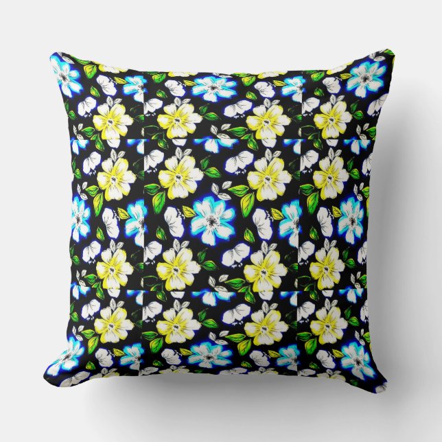 Coussin Floral d'été (Recto)