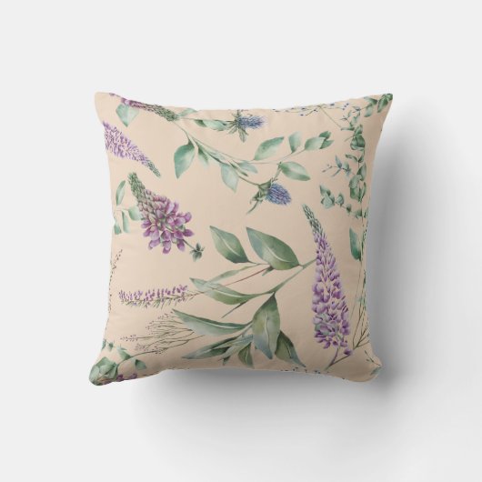 Coussin Floral écossais (Verso)