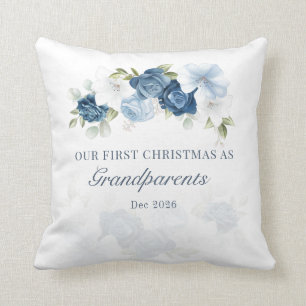 Coussin Floral Eucalyptus Grands-parents 1er Noël