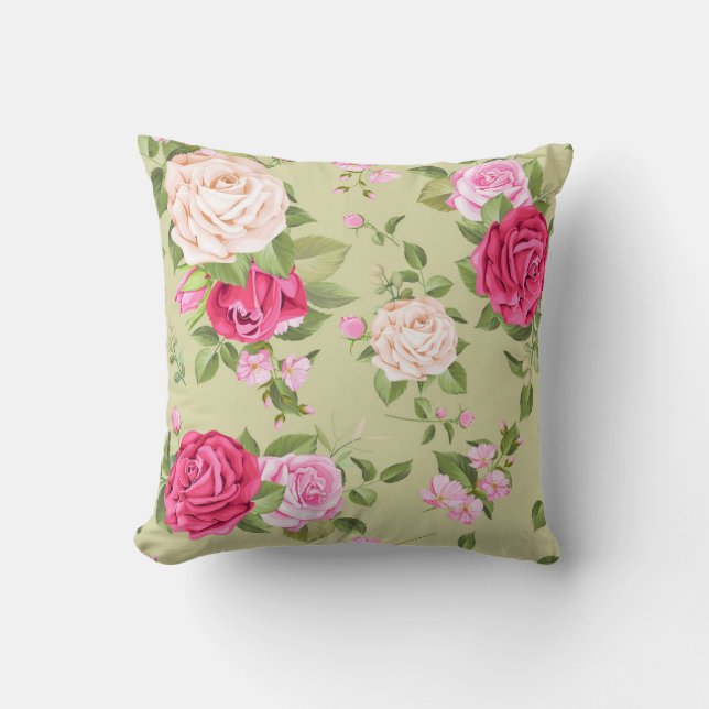 Coussin Floral féminin (Recto)