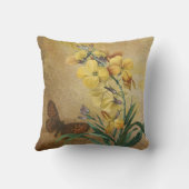Coussin Floral jaune (Verso)