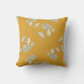 Coussin floral jaune (Recto)