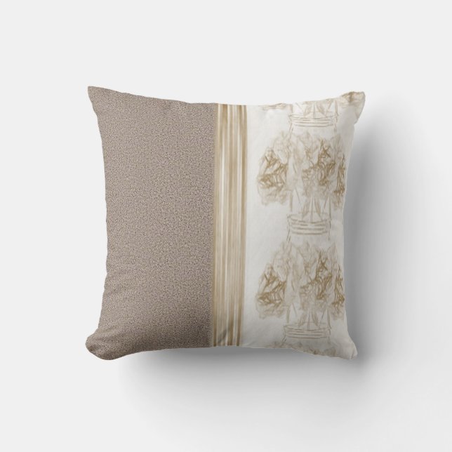 coussin floral jeté (Recto)