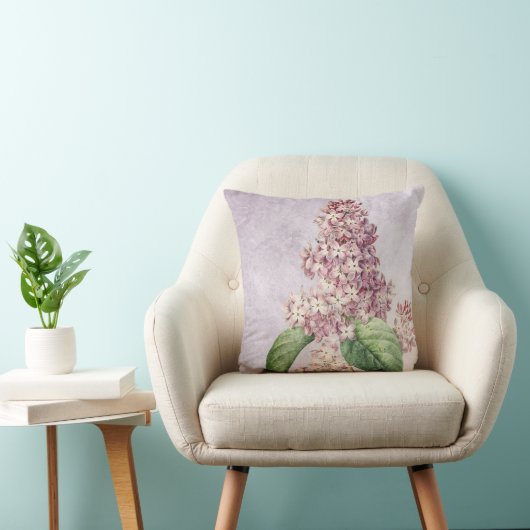 Coussin Floral Lilac et rose (Chaise)