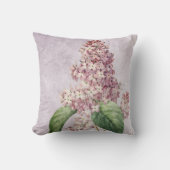 Coussin Floral Lilac et rose (Recto)
