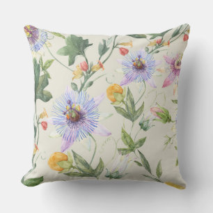 Coussin Floral Lilac Feuilleté Personnalisé   Vous êtes sp