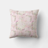 Coussin Floral Lune rose (Verso)