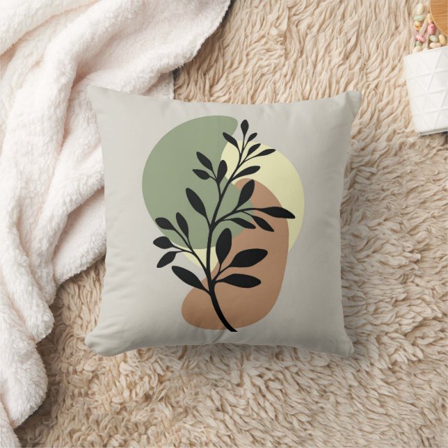 Coussin Floral moderne minimaliste (Couverture)