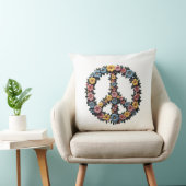 Coussin Floral Peace Symbol (Chaise)