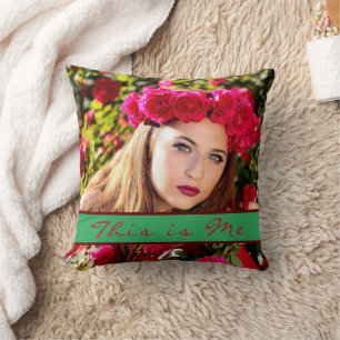 Coussin Floral Pétale Ressort rouge Flore rose Épervier