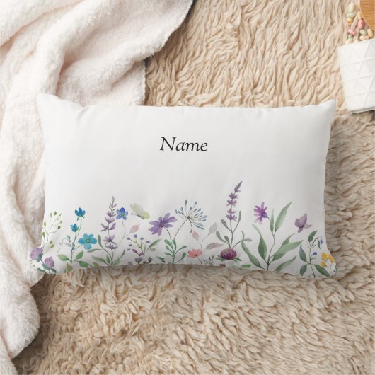 Coussin Floral pour la chambre de petite fille. (Couverture)