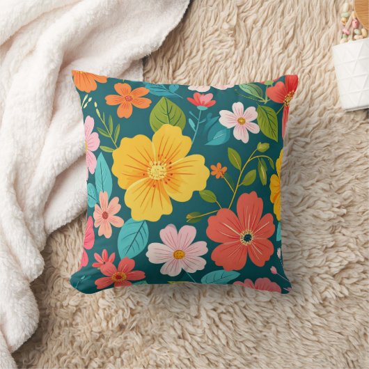 Coussin Floral texture (Couverture)