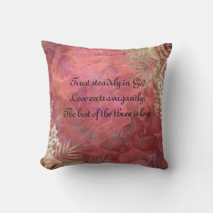 Coussin Floral Tropical I Fourre-tout féminin