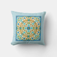 Floral Vintage bleu William Morris Design