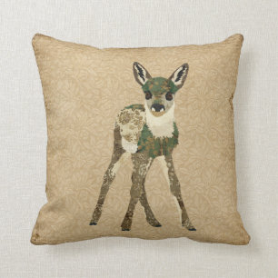 Coussin floral vintage de Mojo de faon