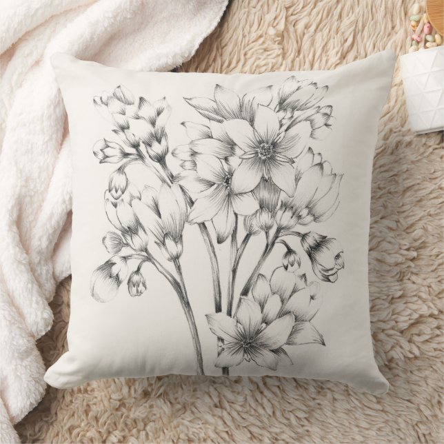 Coussin floral Vintage moderne (Couverture)