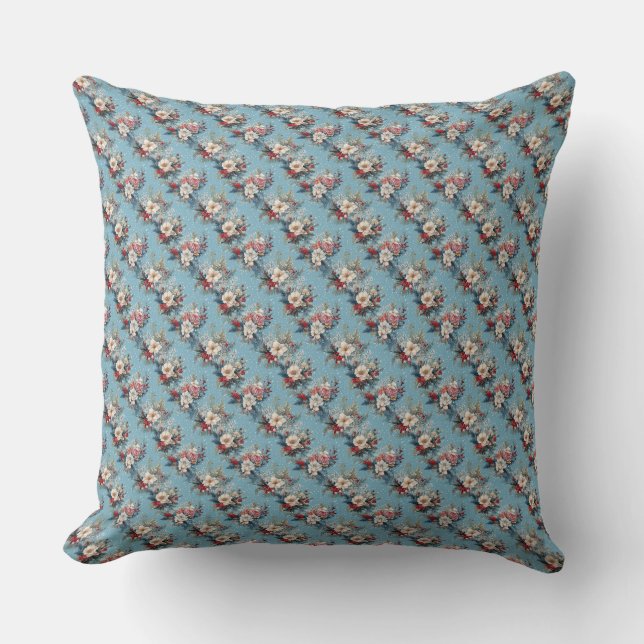 Coussin Florales d'Hiver (Recto)