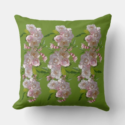Coussin FloralThrowOreiller CosyDécor FleurInStyle Elegan (Recto)