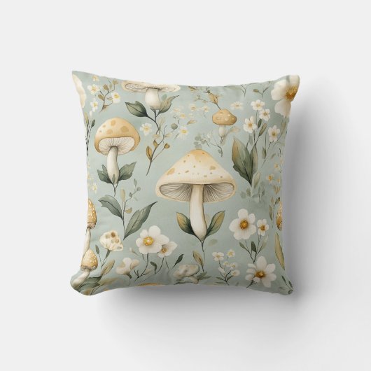 Coussin Flore boisée enchantée (Recto)
