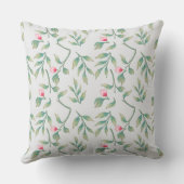 Coussin Flore délicate Frise tropicale Flore (Verso)