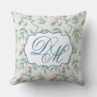 Coussin Flore délicate Frise tropicale Flore