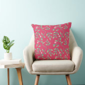 Coussin Flore délicate Innuendo rose (Chaise)