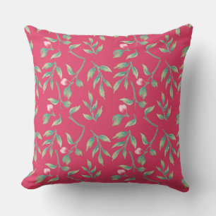 Coussin Flore délicate Innuendo rose