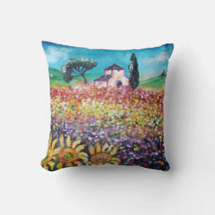 Coussin FLORE EN TOSCANE/ Champs, Pépites et tournesols
