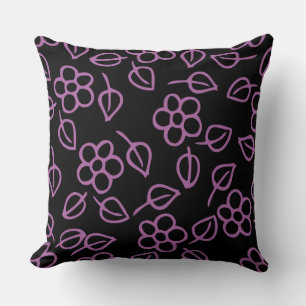 Coussin Flore et Feuilles
