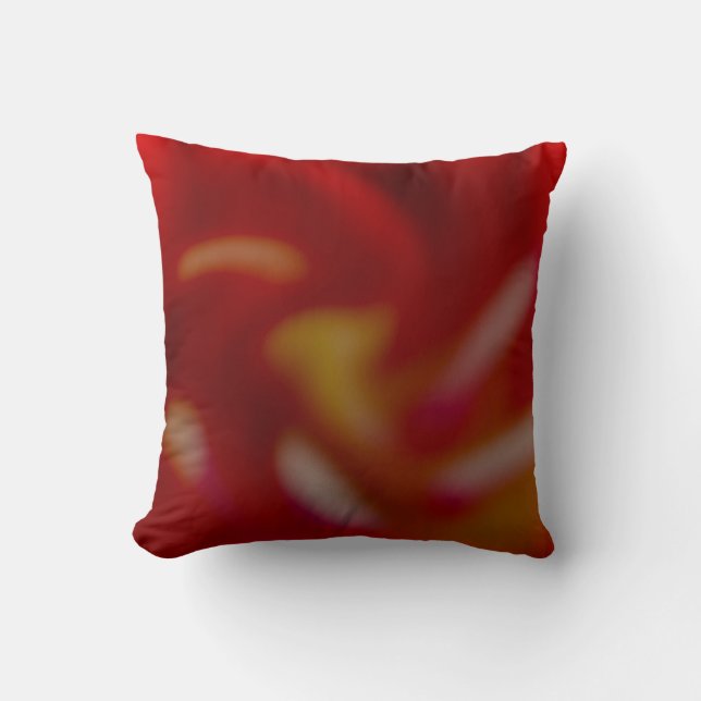 Coussin Flore florale à flou d'art Abstrait (Recto)