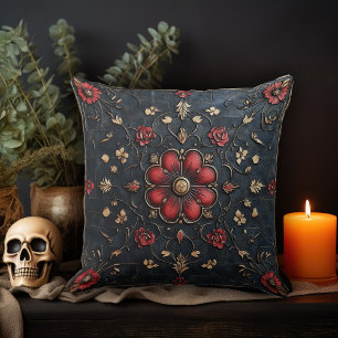 Coussin Flore foncé