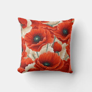 Coussin Flore hivernale festive