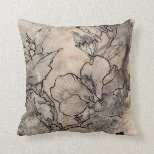 Coussin Flore tatouée I