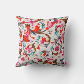 COUSSIN FLORENTINE RENAISSANCE ROUGE TOURBILLONS FLORAUX,F (Verso)