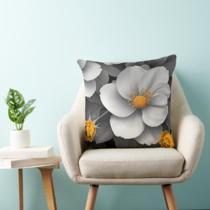 Coussin Flores dorées