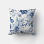 Coussin Flores paisibles : L'art floral Abstrait apaisant (Verso)