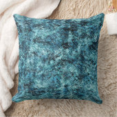 Coussin Floresta azul sob nevasca ou vidro trincado (Couverture)