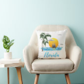 Coussin Floride Océan Sunset (Chaise)