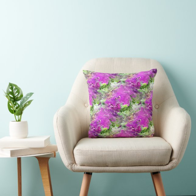 Coussin Flot de Petunias..... (Chaise)